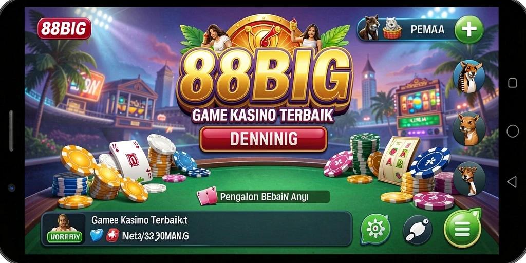 Tampilan gameplay Kasino yang menarik dalam aplikasi 88BIG.