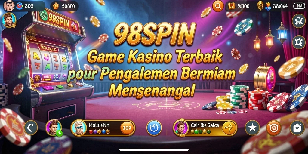 Tampilan gameplay 98SPIN yang menarik dengan berbagai slot seru.