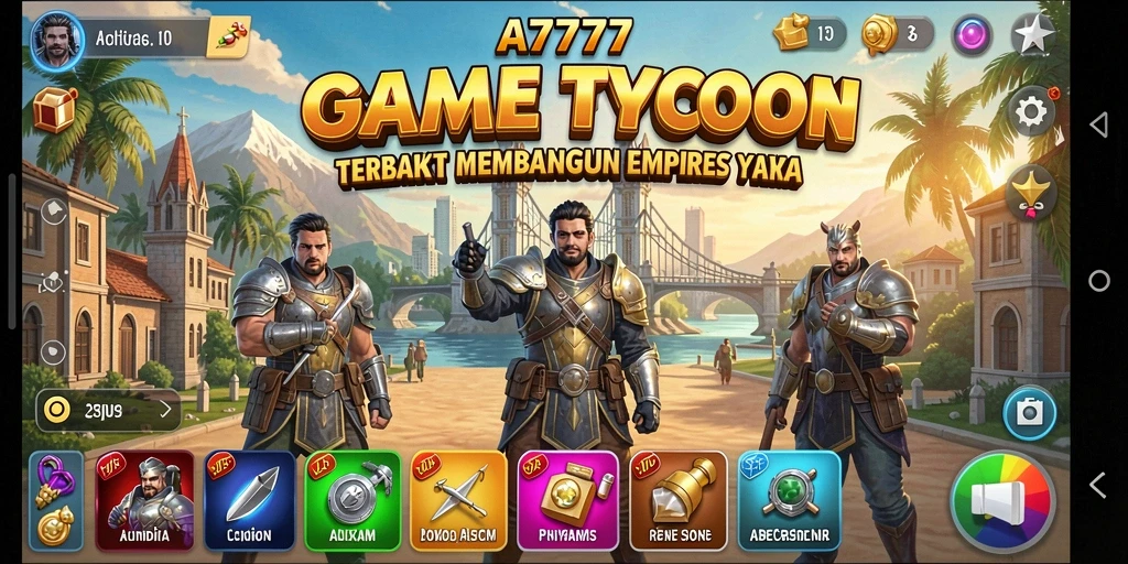 Tampilan gameplay A7777 yang menarik dan interaktif.