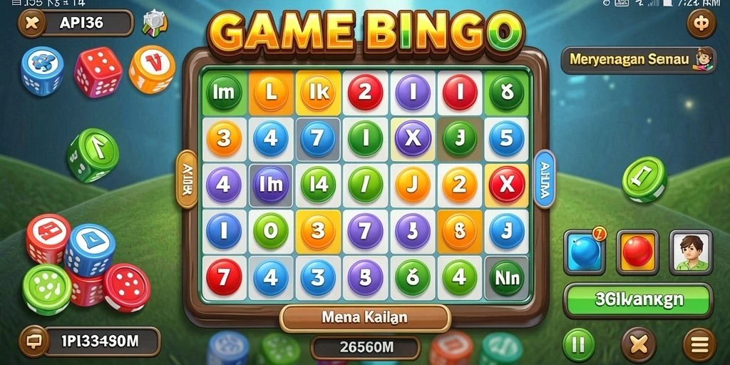 Screenshot gameplay API36 yang menunjukkan keseruan permainan Bingo.