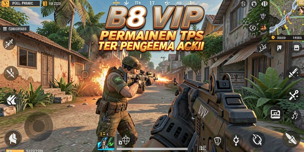 Tampilan menarik dari gameplay TPS yang mendebarkan.