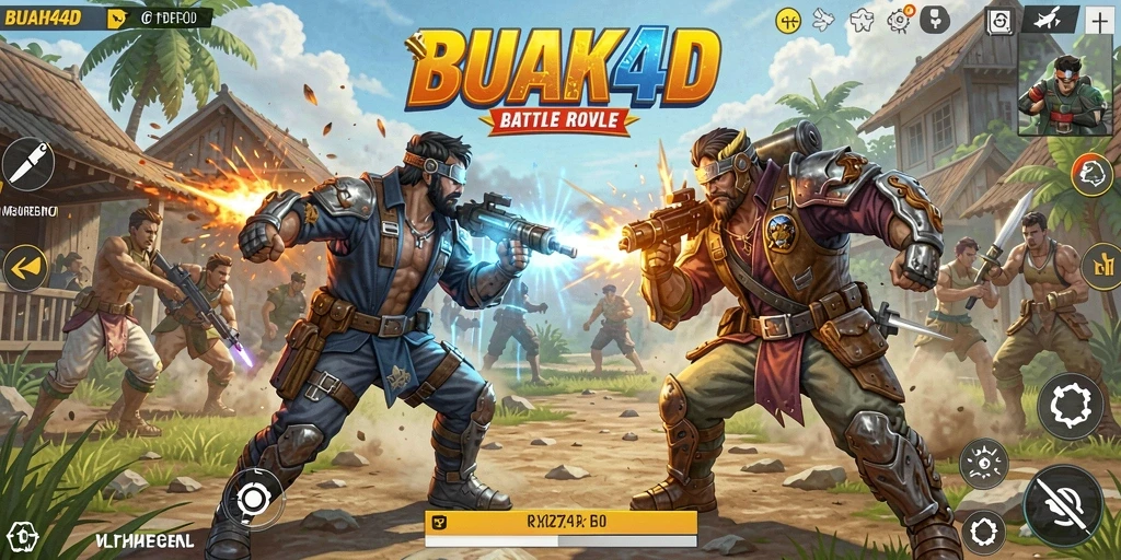 Gambaran aksi dinamis dalam BUAH4D yang menggugah adrenalin.