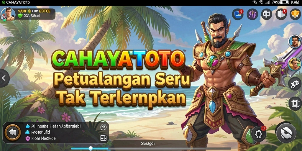Tampilan gameplay CAHAYATOTO yang menarik dan penuh aksi.
