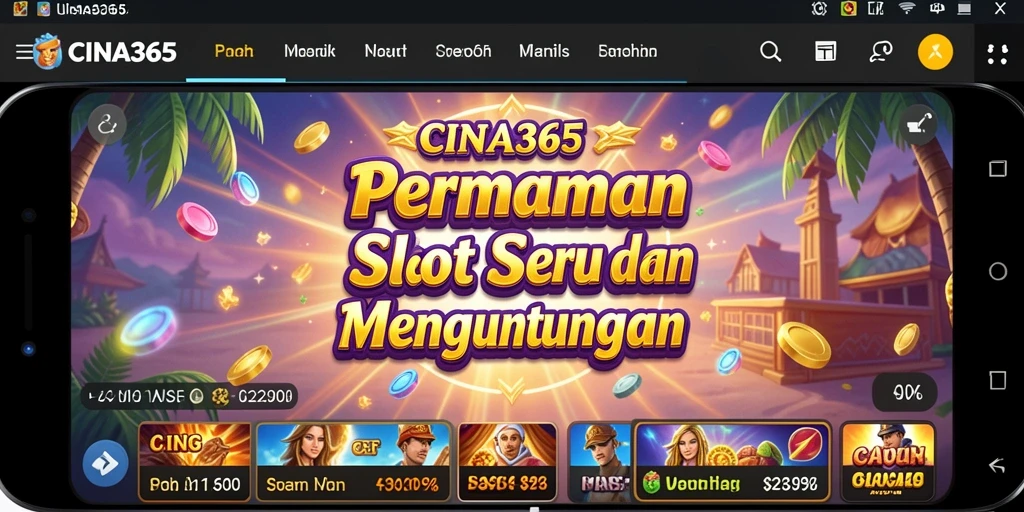 Screenshot CINA365 menampilkan aksi gameplay yang seru dalam permainan Slot.