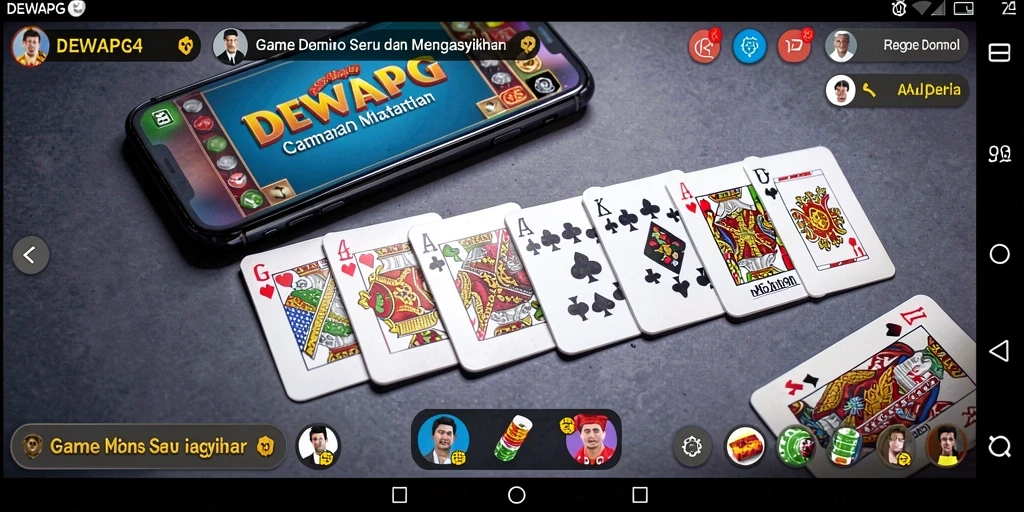 Tampilan gameplay seru dari DEWAPG dengan teman-teman.
