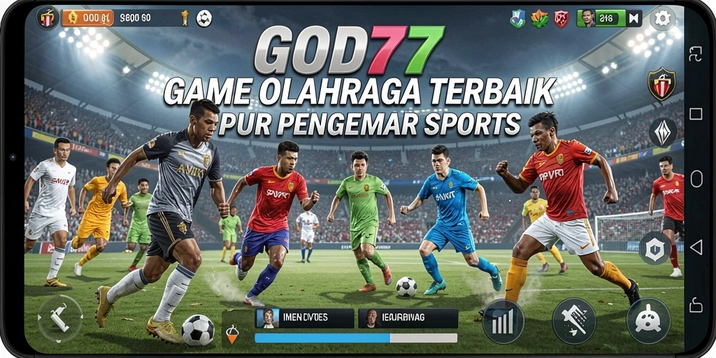 Tampilan luar biasa dari gameplay <strong>GOD77</strong> yang mendebarkan di arena olahraga.