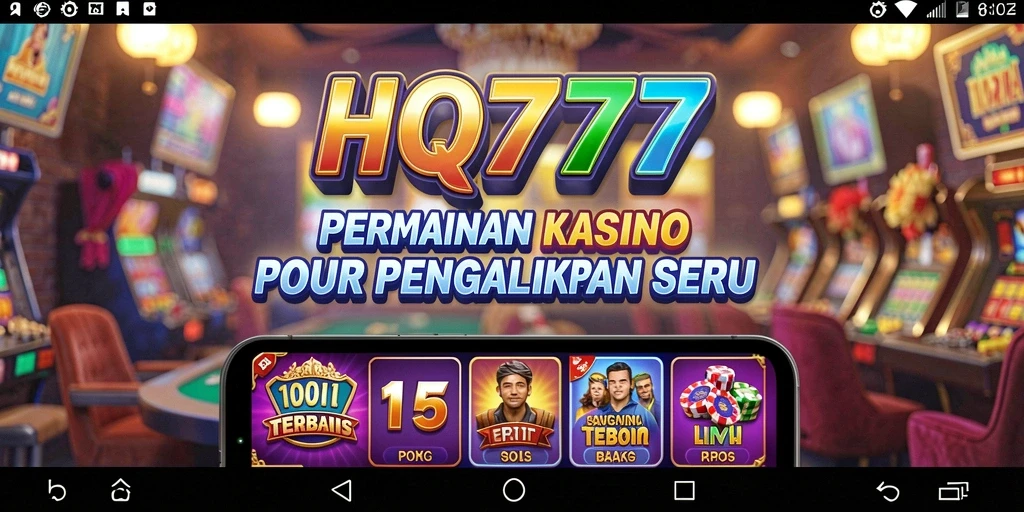 Menampilkan gameplay yang seru dan interaktif dari HQ777.