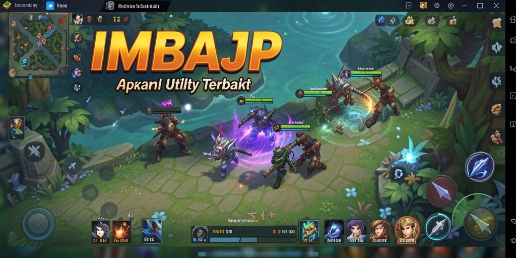 Tampilan utama IMBAJP dengan fitur utility yang menarik.