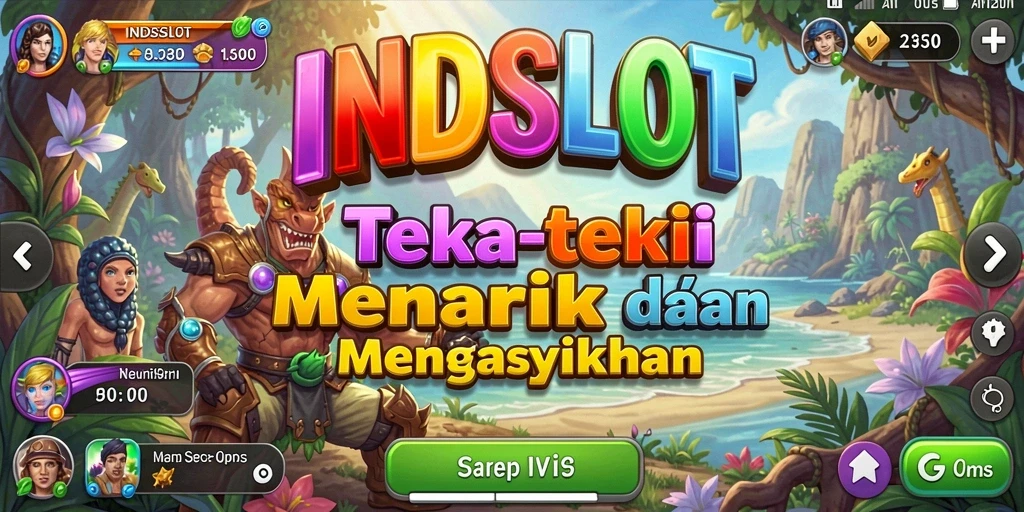 Gameplay puzzle INDSLOT yang seru dan menantang.