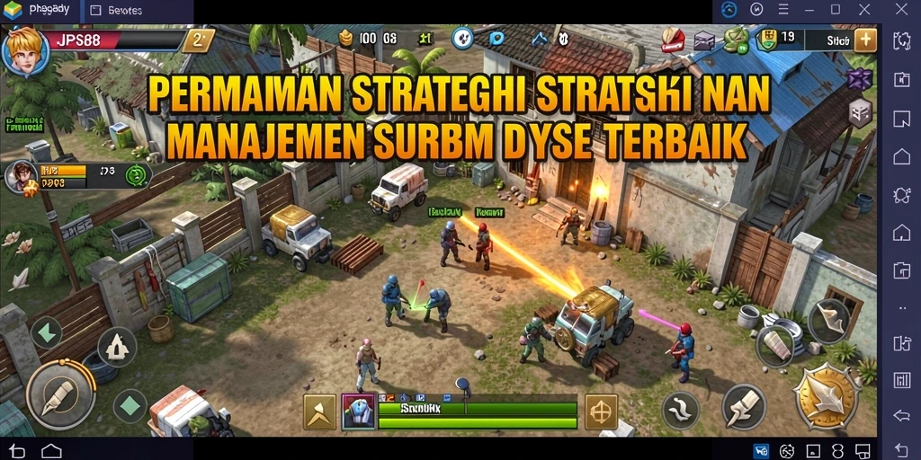 Tangkapan layar gameplay JPS88 menampilkan aksi strategi yang mendebarkan.