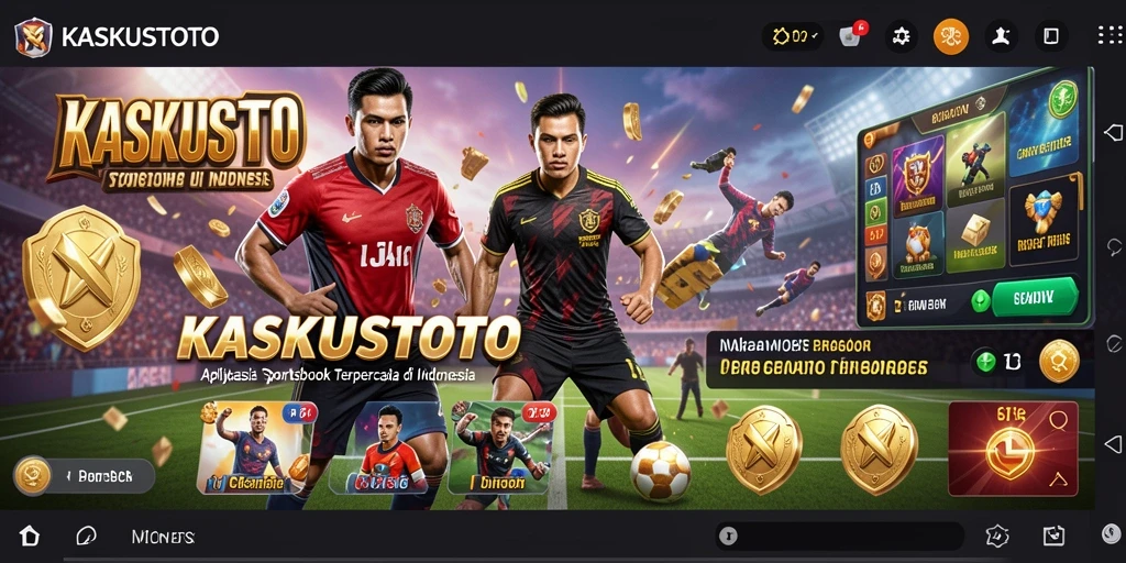 Screenshot utama KASKUSTOTO yang menampilkan antarmuka taruhan olahraga.