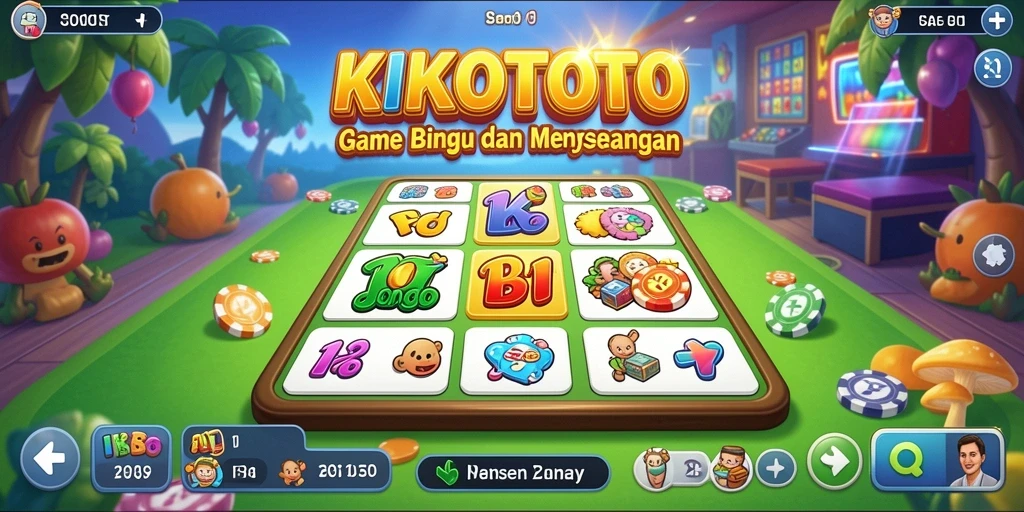 Screenshot gameplay KIKOTOTO yang menunjukkan serunya permainan Bingo.