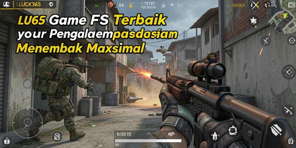 Screenshot gameplay LUCK365 yang menampilkan aksi tembak-menembak seru.