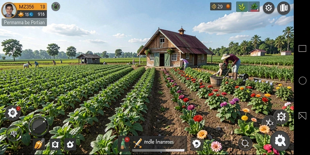 Gameplay seru dan interaktif dalam pertanian MZ356.