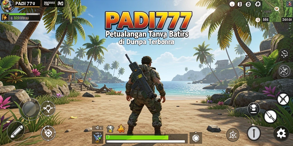 Gameplay PADI777 yang menampilkan eksplorasi dunia terbuka yang kaya.