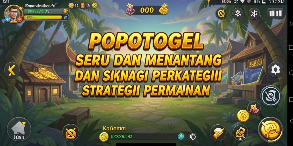 Tampilan gameplay strategis yang menarik di POPOTOGEL.