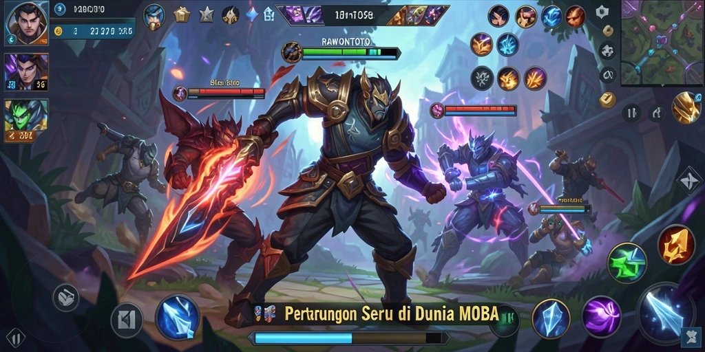 Tampilan seru pertarungan strategis di RAWONTOTO.