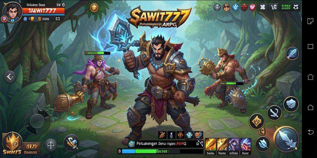 Screenshot gameplay SAWIT777 menampilkan aksi menakjubkan dalam dunia ARPG.