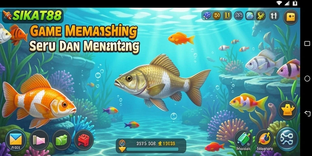 Gameplay memancing yang seru dan menantang di SIKAT88.