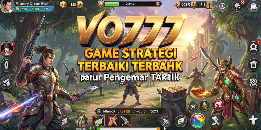 Tampilan gameplay <strong>VO777</strong> dengan aksi strategi yang mendebarkan.